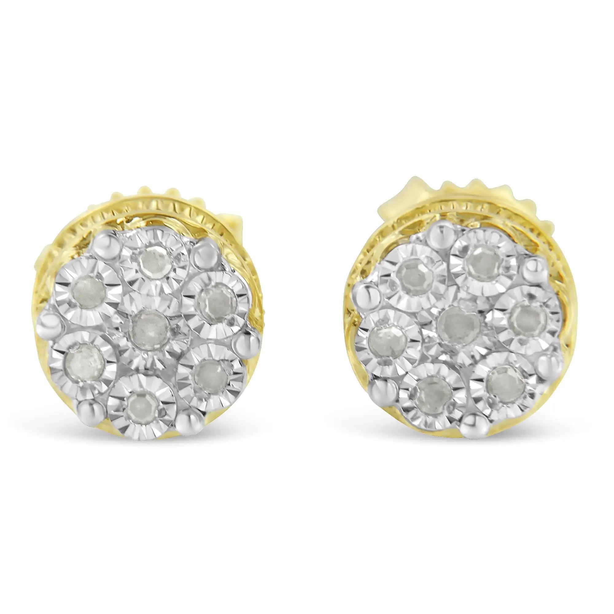 diamond stud earrings