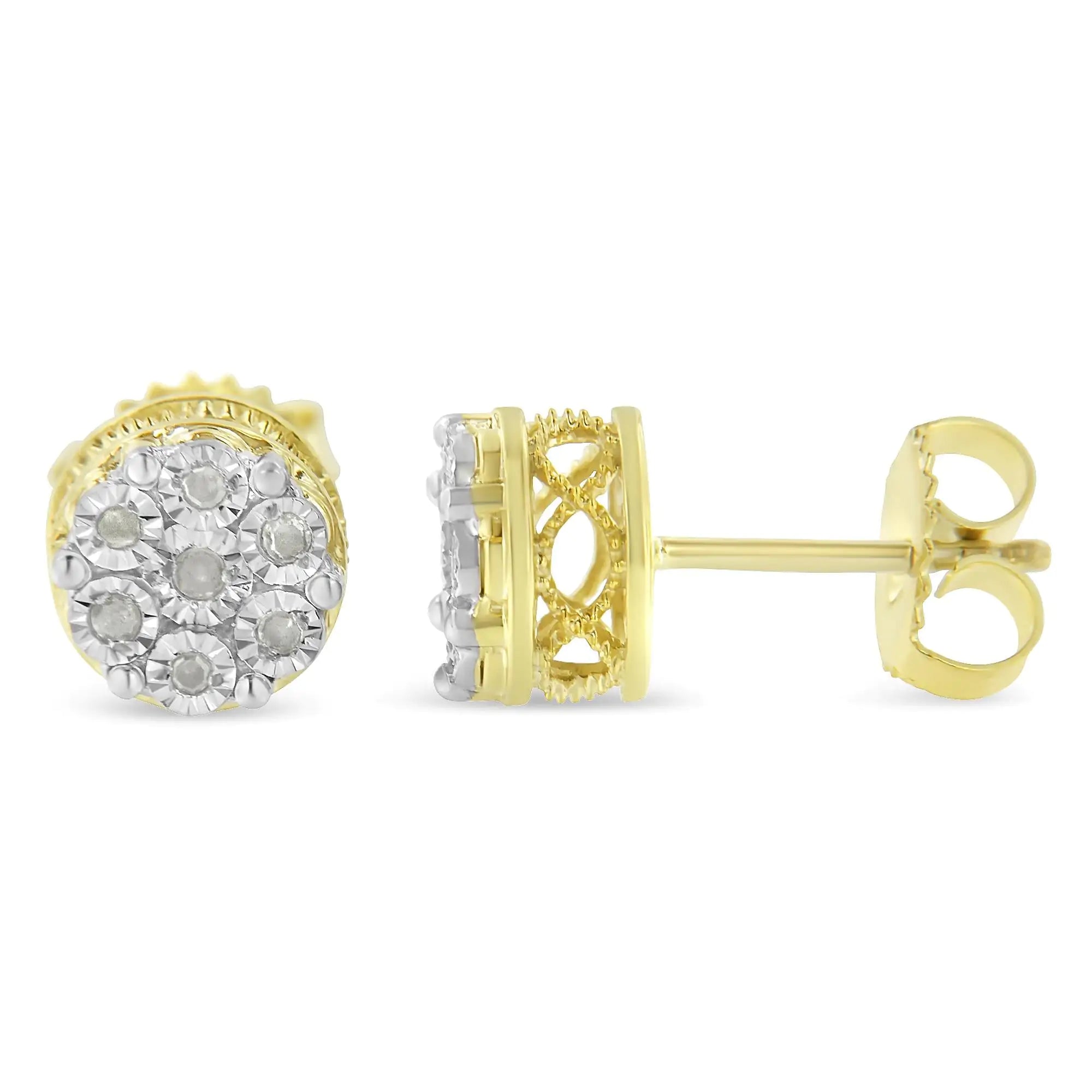 diamond stud earrings