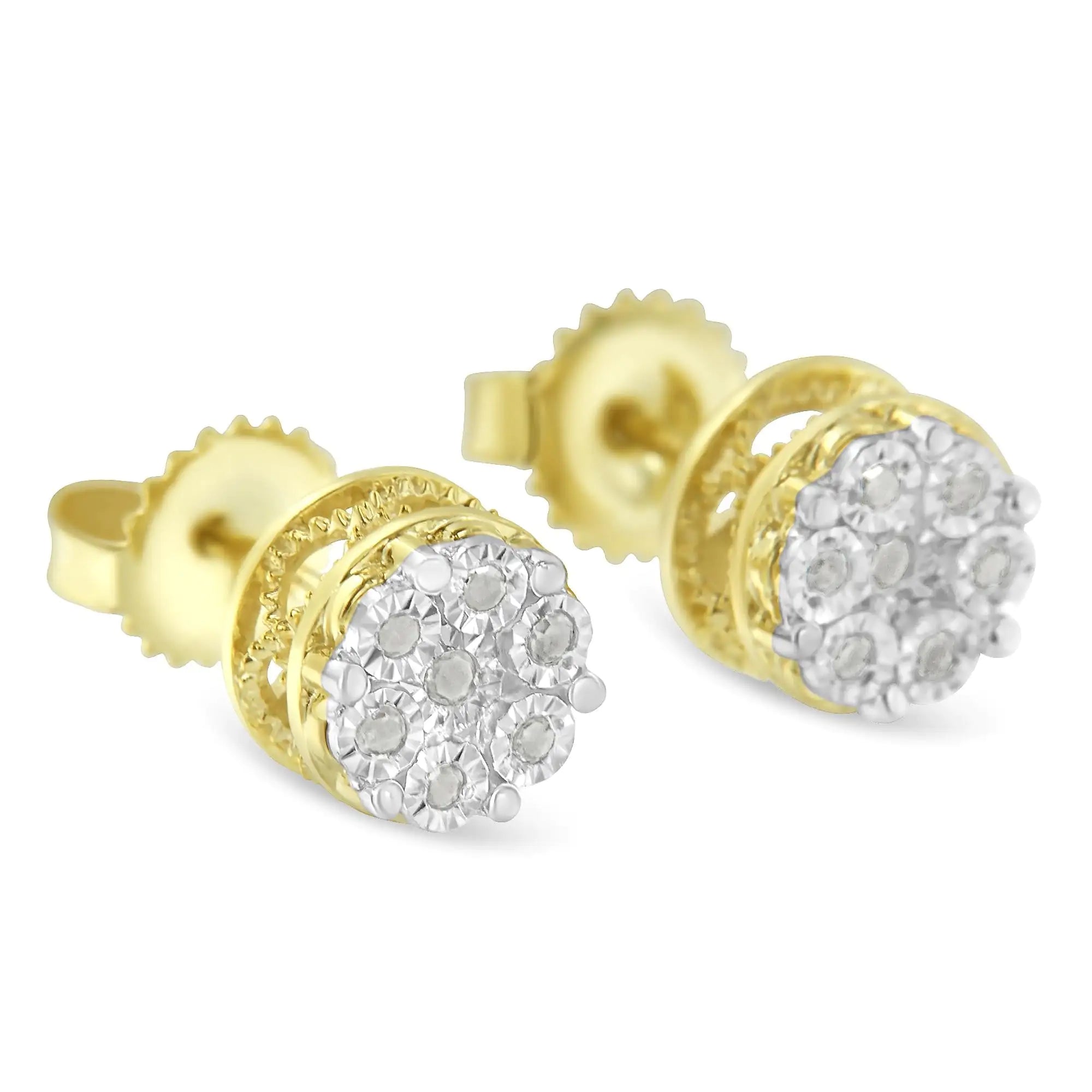diamond stud earrings